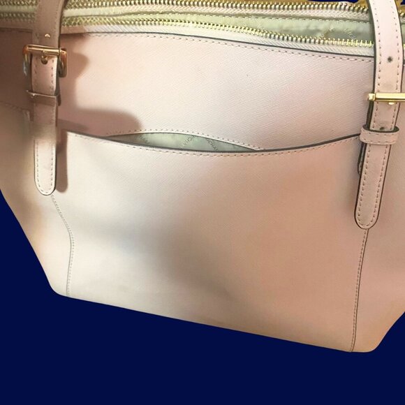 Michael Kors Jet Set Tote in Blush Pink Saffiano Leather – Gold Hardware - Picture 9 of 10
